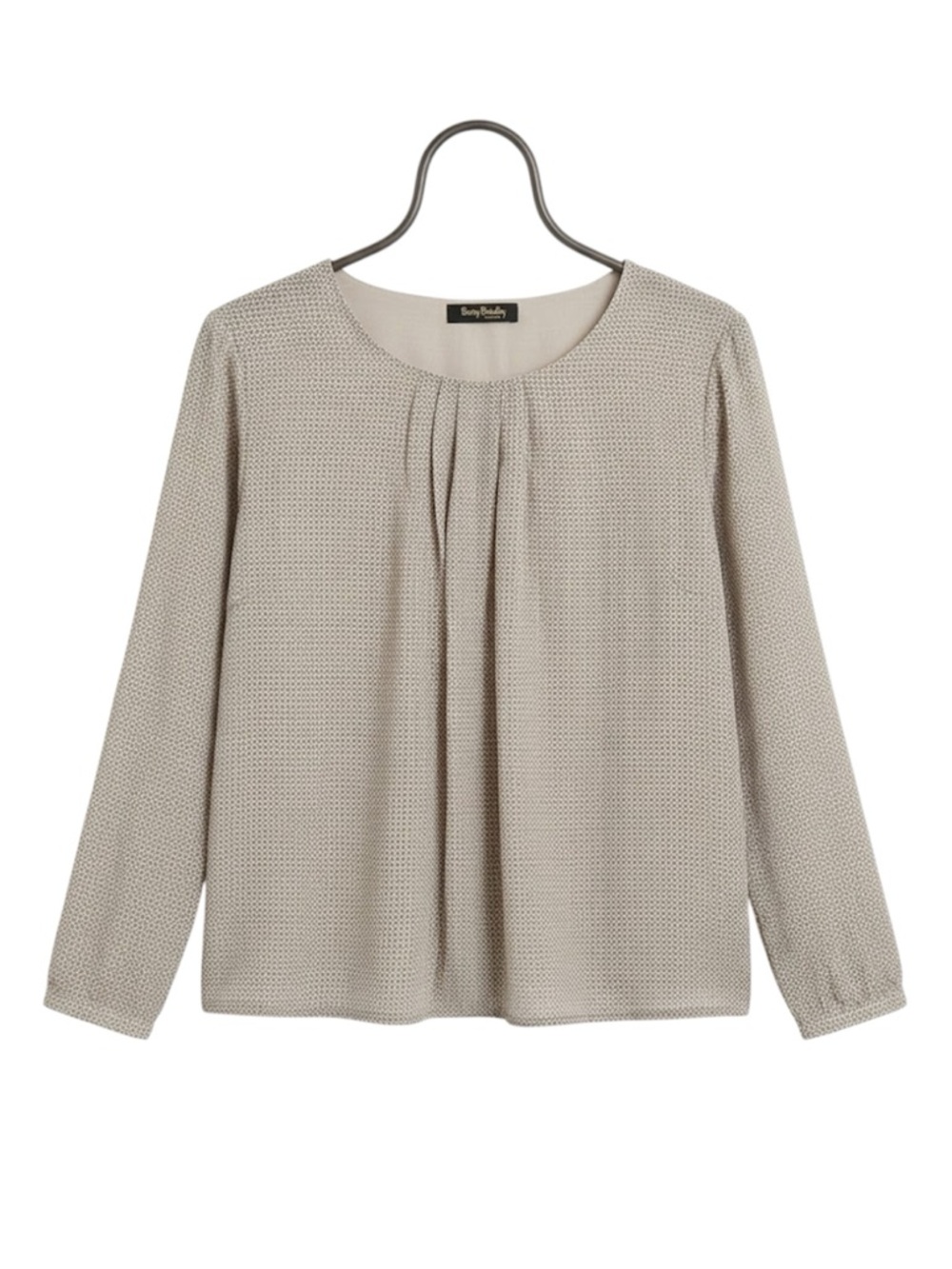 Betty Barclay Beige Pattern Long Sleeve Top